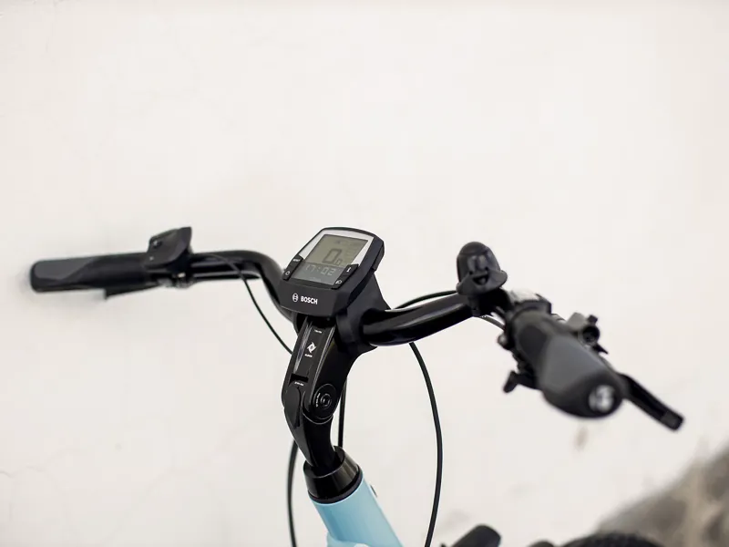 Trek Verve+ 2 Lowstep 300wh Electric Hybrid Bike in Blue-1