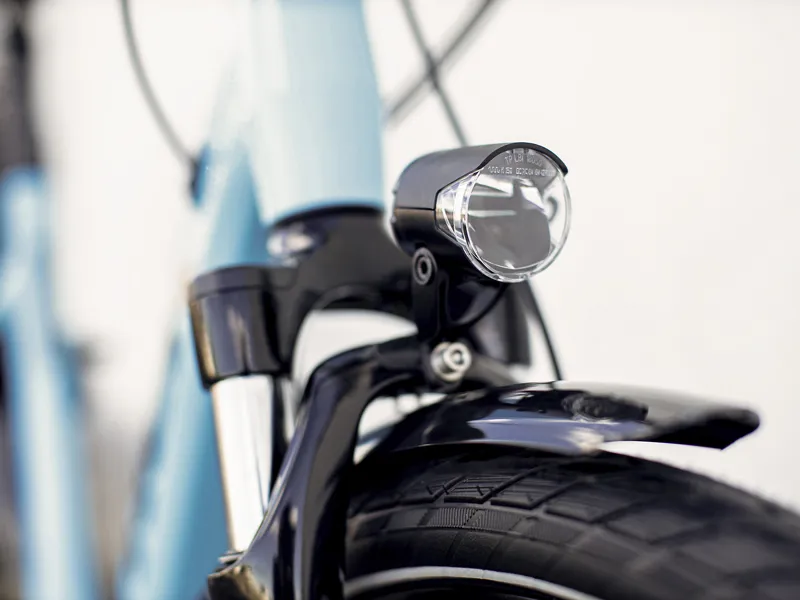 Trek Verve+ 2 Lowstep 300wh Electric Hybrid Bike in Blue-2