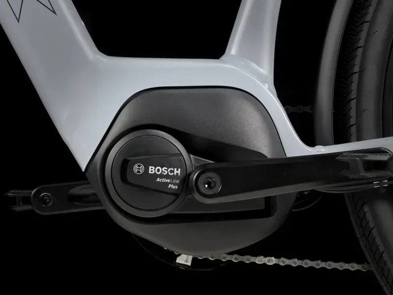 2026 Trek Verve+ 2 Lowstep Hybrid E-Bike in Plasma Grey Pearl-4