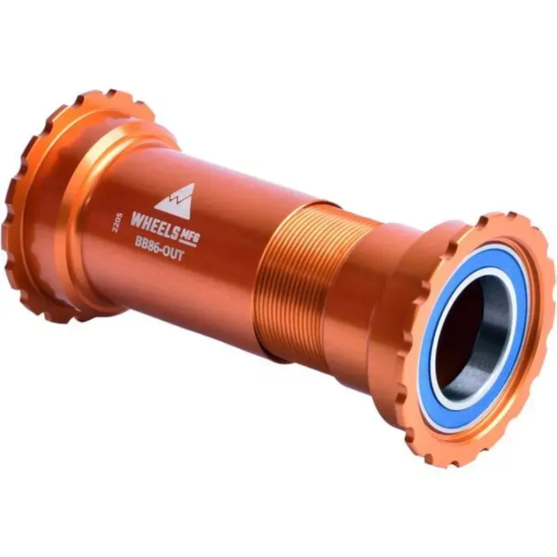 Wheels Manufacturing 24mm Crank BB86/92 Thr. ABEC-3 BB in Orange