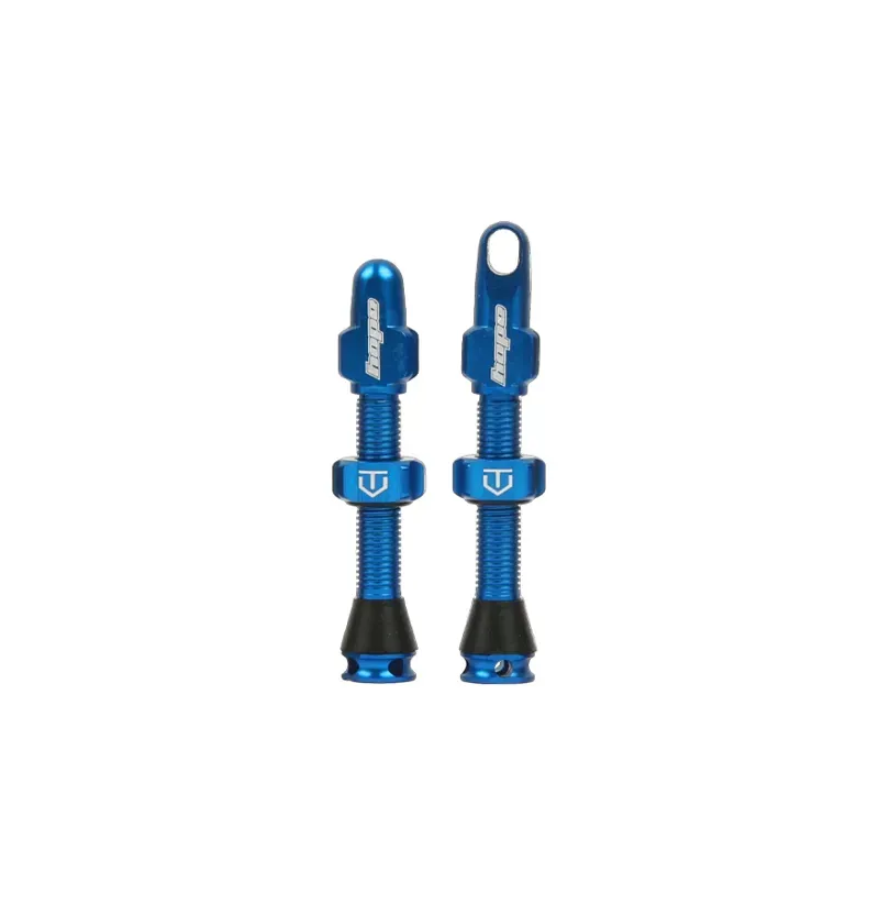 Hope Tubeless Tyre Valve Pair - 40mm - Blue