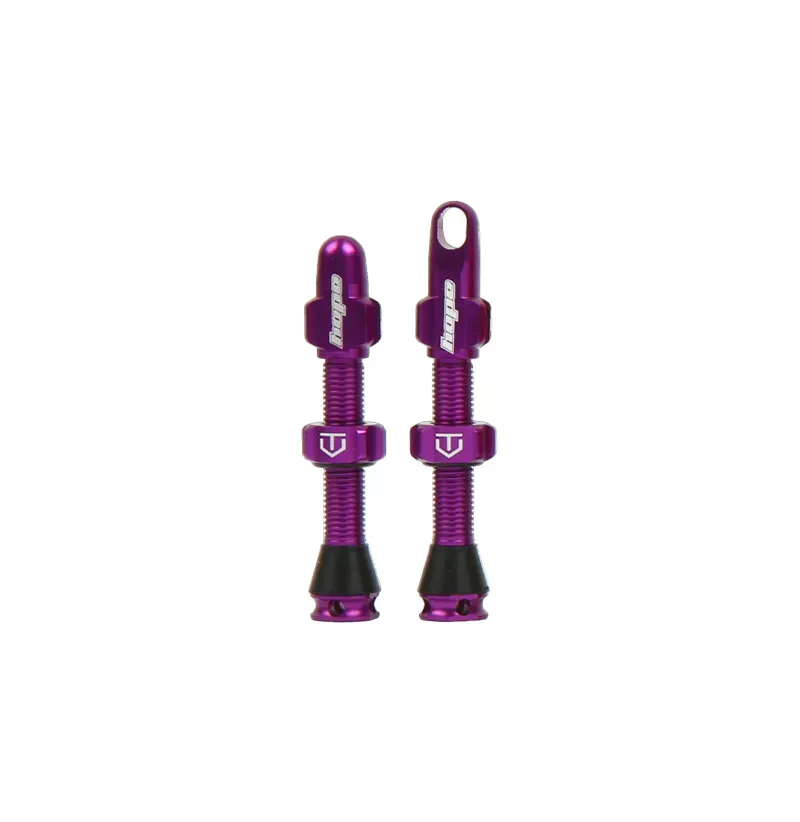 Hope Tubeless Tyre Valve Pair - 40mm - Purple