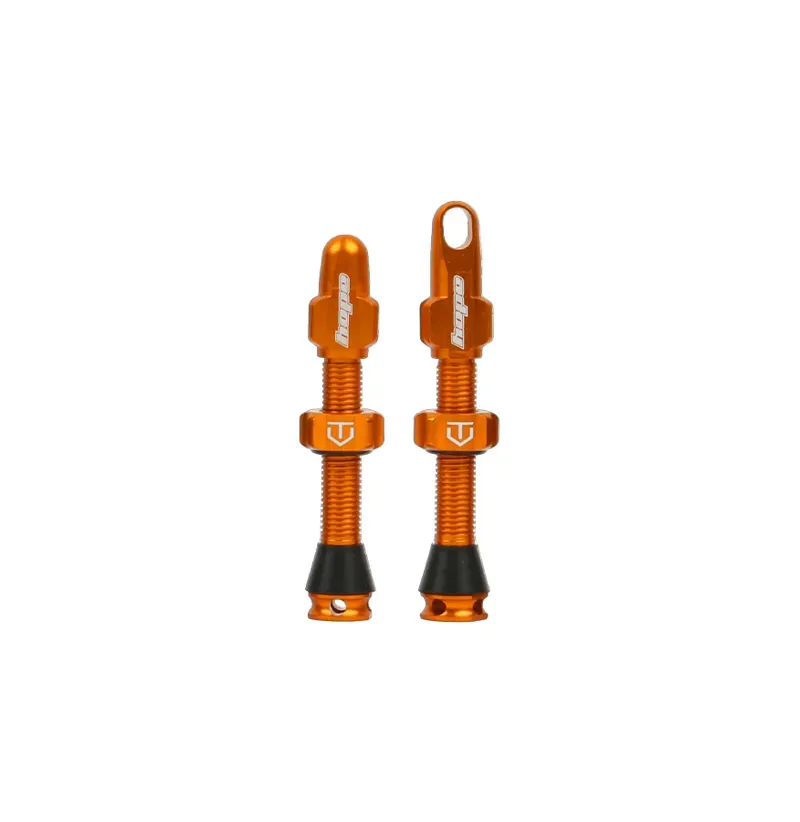 Hope Tubeless Tyre Valve Pair - 60mm - Orange