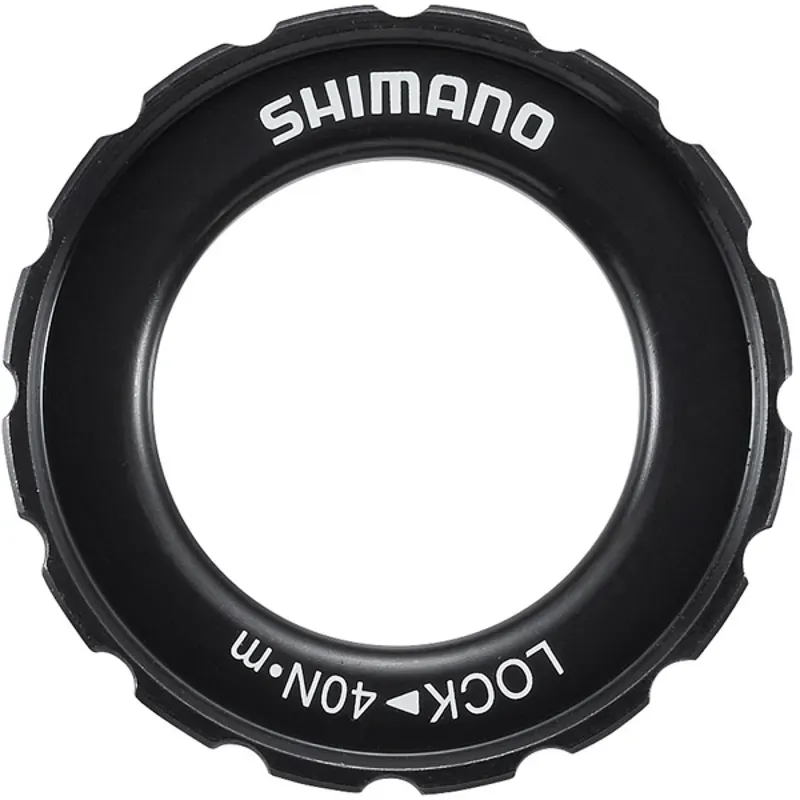 Shimano HBM618 Disc Rotor External Centre Lock Ring and Washer Black
