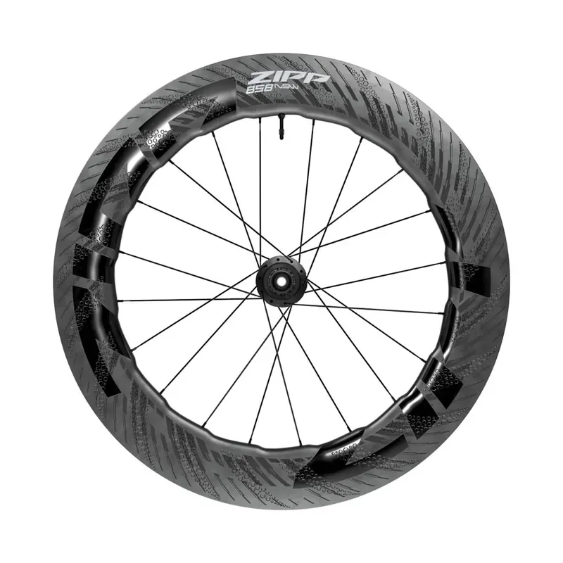 ZIPP 858 NSW Carbon Tubeless Disc Brake Aero Front Wheel 700c